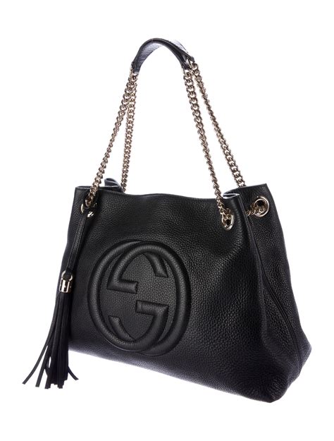 gucci soho chain md tote|gucci soho shoulder bag medium.